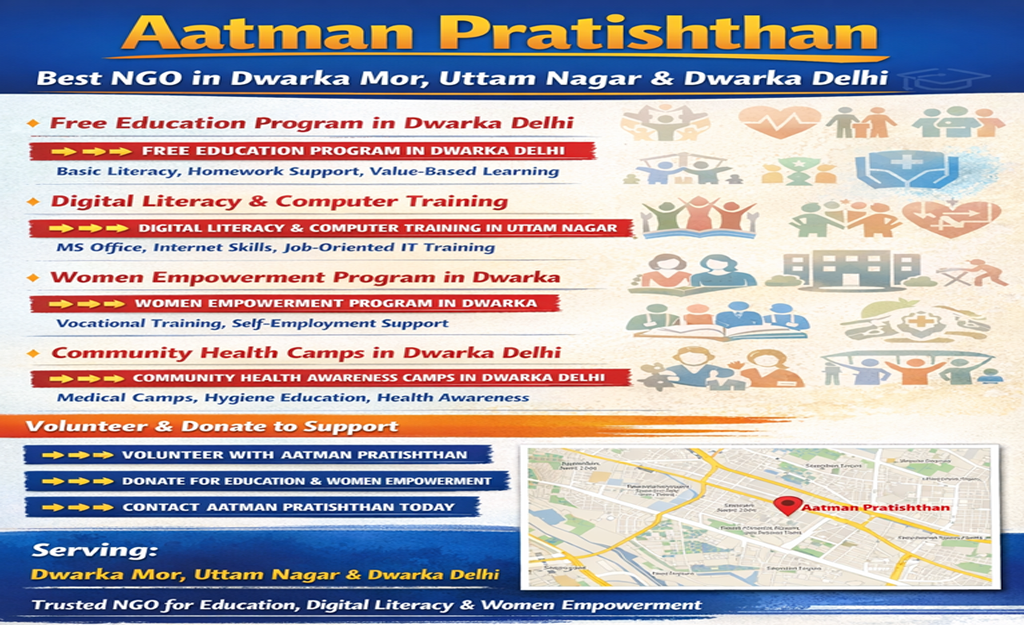 Aatman Pratishthan – Best NGO in Dwarka Mor, Uttam Nagar & Dwarka, Delhi